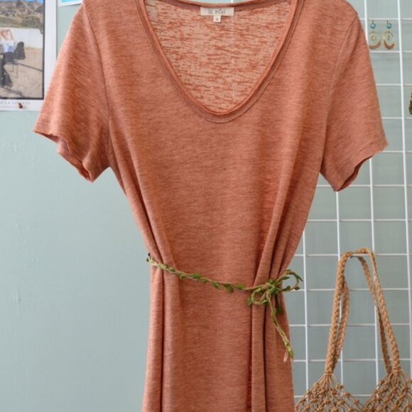 Ray of Sunshine Ginger Drapey Top - Picture 1 of 4